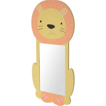 Dekorace do dětského pokoje H&L Dětské zrcadlo Animals , lev