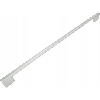 Nábytkové kování Nábytková úchytka klasická stříbrná matná 35 x 0,9 x 2,7 cm