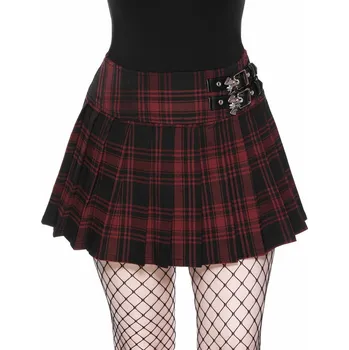 Dámská sukně sukně dámská KILLSTAR - Bat Girl - TARTAN - L