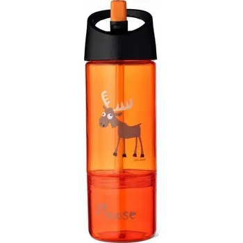 Láhev Carl Oscar Kids Bottle 2v1 Lahev Na Pití s nádobou na svačinu 2v1 Orange - M