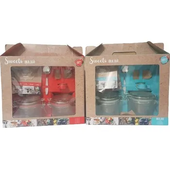 Sklenice Sada skleniček weck na dezerty, zavařeniny a koření