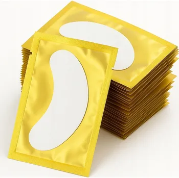 Péče o oční okolí Polštářky pod oči pro oddělení řas, 100 ks, zlaté