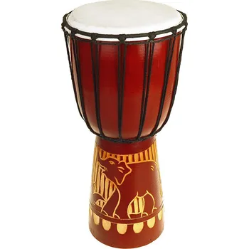 Bongo buben djembe 30cm Slon (Djembe bubny bongo výška 30cm, materiál teakové dřevo + kůže)