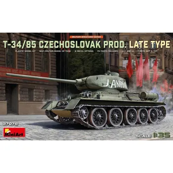 Plastikový model 1/35 T-34-85 Czechoslovak Prod. Late (6x camo)