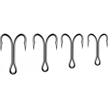 Rybářský háček 10ks - Dvojháček Mistrall Double Hook Velikost 10