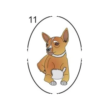 Informační tabulka Samolepky OZNAČENÍ TŘÍD - Pejsci č.11 8501-97