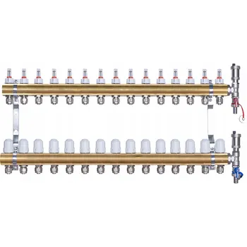 rozdělovač topení Rozdělovač O!PEX 15 okruhů