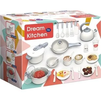Dětská kuchyňka Bavytoy Sada nádobí 28ks grey