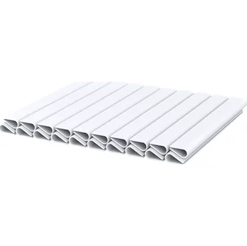 Příslušenství pro plot Spony na plotovou pásku BASIC LINE 19 cm 20 kusů Barva: Bílá RAL 9003