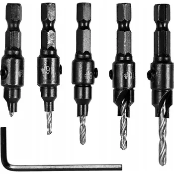 Vrták Vrtáky pro konfirmáty 5-12mm 5 KUSŮ ROSFIX