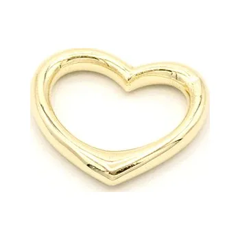 Přívěsek Zlatý přívěsek srdce hladké bez očka 1,70g