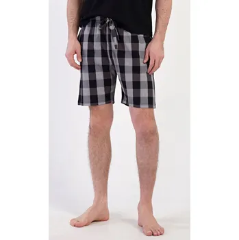 Pánské pyžamo Vienetta MAN Pánské pyžamové šortky Eda: šedá M