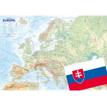 Kartografie PRAHA, a. s. Európa – štáty a reliéf – nástenná mapa