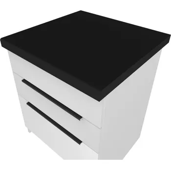 Jídelní stůl Kuchyňská deska Kronospan černá matná 220 cm x 60 cm x 3,80 cm