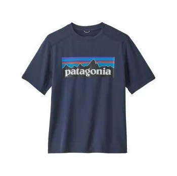 Chlapecké tričko Patagonia Cap SW T-Shirt Kids P-6 Logo: Neo Navy modrá S