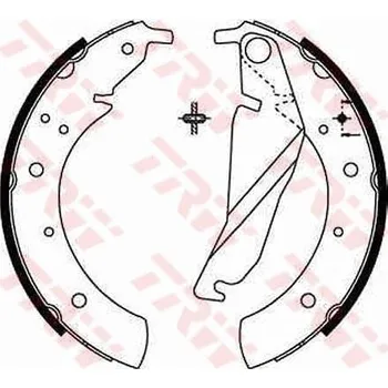 Brzdová čelist Sada brzdových čelistí TRW GS8209