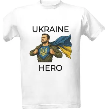 Tričko s potiskem UKRAINE HERO pánské