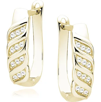 Náušnice Pozlacené náušnice FELICITY Ag 925/1000