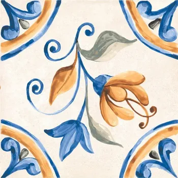 Dlažba EBS Dekor Tuscany Giotto Mix 20,3×20,3cm, Vzorovaný Cotto, Mat