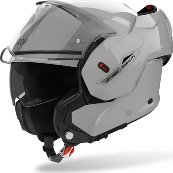 Helma na motorku přilba MATHISSE 2 Color AIROH (cementově šedá lesklá) 2026 S