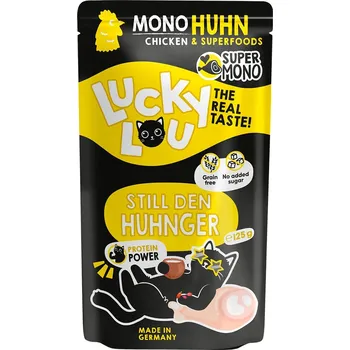 Krmivo pro kočku Lucky Lou SuperMono² Kuře 16x125g