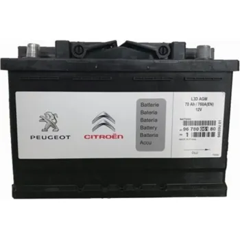 Autobaterie Autobaterie originál Peugeot 75Ah 800A