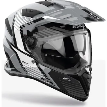 Motodoplněk přilba BANDIT Spicy AIROH (šedá lesklá) 2026 S