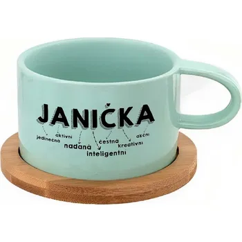 Stolování Hrnek makronka - Janička Barva hrnečku: Mátová
