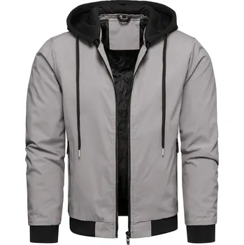Pánská bunda Recea Pánská přechodová bunda Apatuw šedá XL