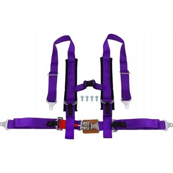 Tuning Sportovní pásy 4bodové 2" Fialové - DTM