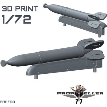 Plastikový model 1/72 RS-132 Soviet WWII Rockets (4 pcs.)