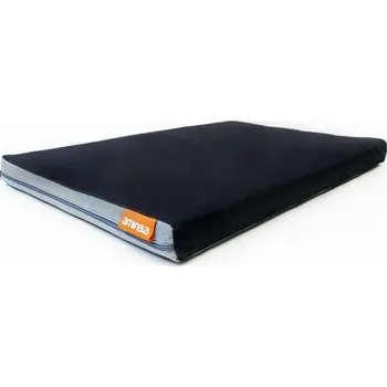 Pelíšek pro psa Aminela Matrace Aminela - 100x70x10cm Half and Half černá/šedá