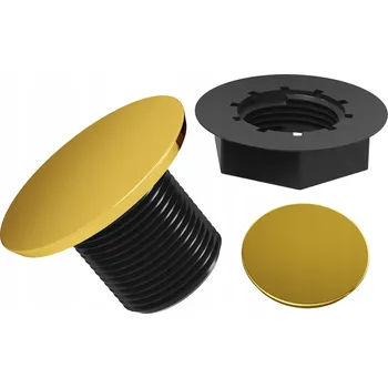 sítko a zátka do dřezu ZÁTKA DO DŘEZU ZLATÁ KULATÁ DŘEZ KUCHYŇSKÝ UMYVADLA KOUPELNA