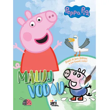 omalovánky JIRI MODELS Maluj vodou A4 prasátko Peppa Pig omalovánky | 14