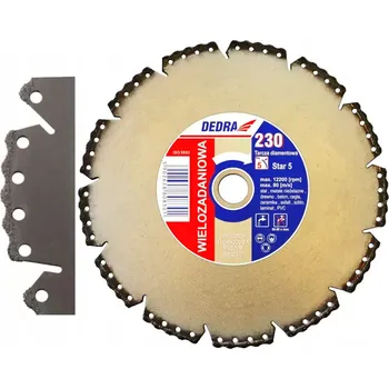 Řezný kotouč Dedra Diamantový kotouč segment 180/22,2 mm Five Star H1085