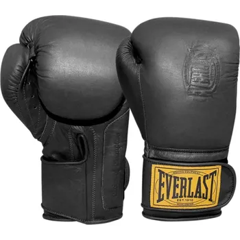 Rukavice Everlast 1910 Pro Hook & Loop Gloves Black 14oz