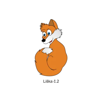 Informační tabulka Samolepky OZNAČENÍ TŘÍD - Lišky č.2 8503-38