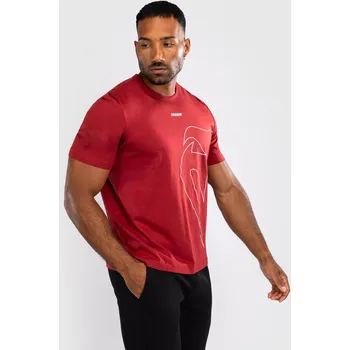 Pánské tričko Venum Giant Connect - Red Carmin Velikost: S