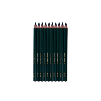 Kresba Pastelky trojhranné KzL Lak zelená tm. 10 ks 71631-26