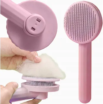 Kosmetika pro psa SAMOČISTICÍ KARTÁČ NA SRST PRO PSA KOČKU ERGONOMICKÝ HŘEBEN