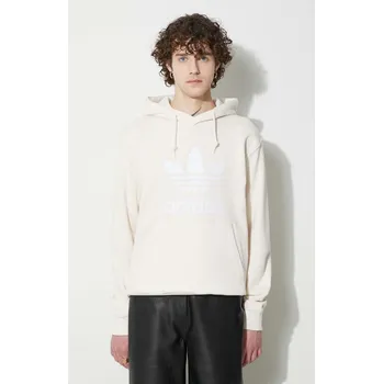 Dámská mikina Bavlněná mikina adidas Originals Adicolor Classics Trefoil, M, béžová, 01X