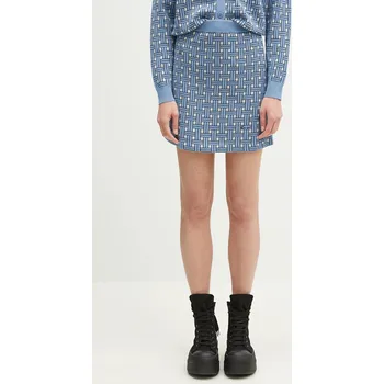 Dámská sukně Sukně Kenzo modrá barva, mini, áčková, FF52JU4733CO.64, S, 55X