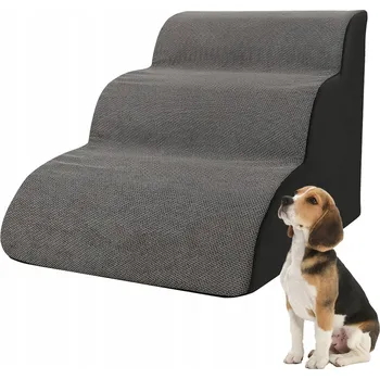 Schody a rampa pro psa Schůdky pro psy a kočky, 3 stupně, 40 cm