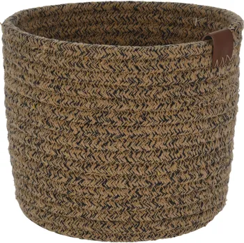 Úložný box H&L Úložný košík Noya ø 17 cm – malý, přírodní