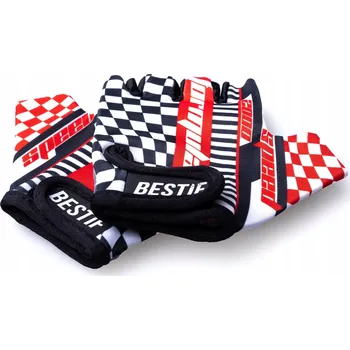 Cyklistické rukavice Cyklistické rukavice Bestif S/M černé