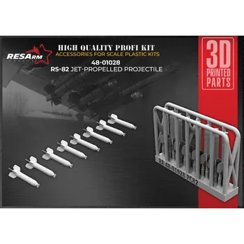 Plastikový model 1/48 RS-82 Missile (8 pcs.)