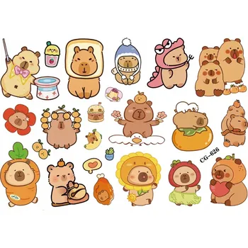 Odstranitelné tetování Smyvatelné tetování pro děti KAPYBARA CG626