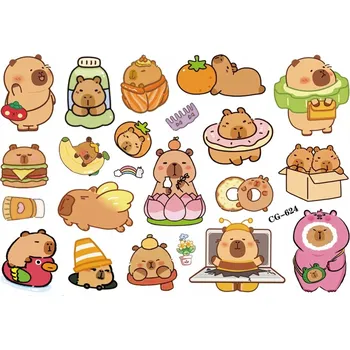 Odstranitelné tetování Dočasné tetování pro děti KAPYBARA CG624