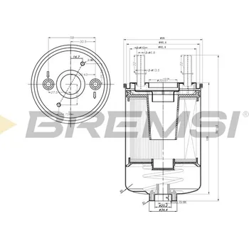 Palivový filtr Palivový filtr BREMSI FE0791