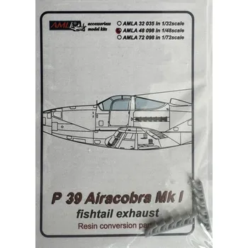 Plastikový model 1/48 P-39 Airacobra Mk.I fishtail exhaust